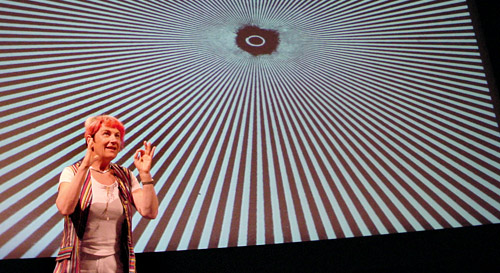 photo of Susan Blackmore at
the conference