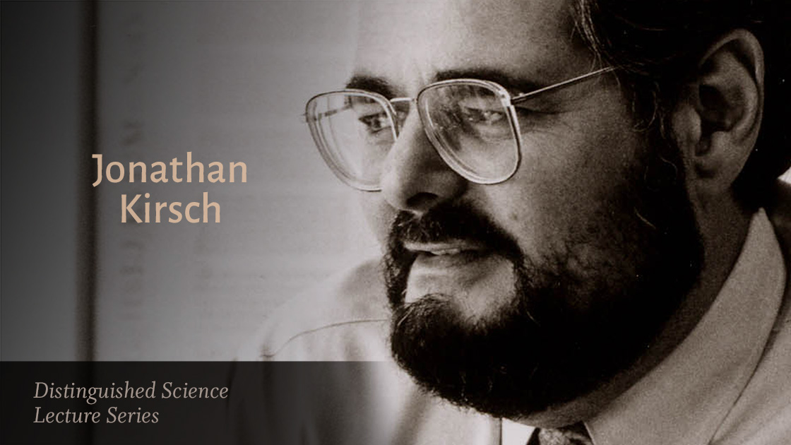 Watch this Distinguished Science Lecture