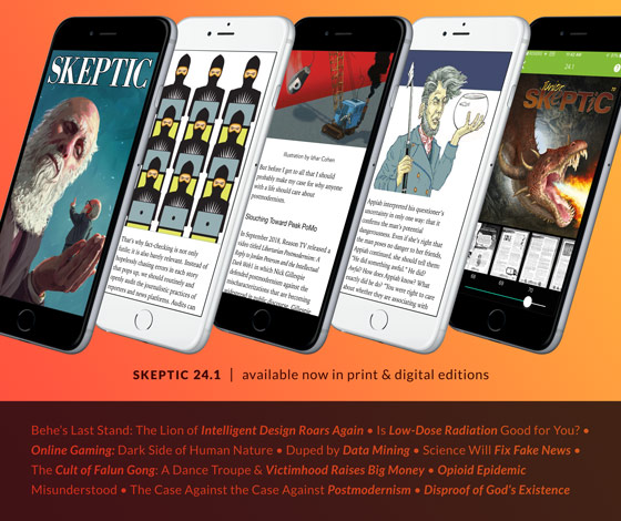 Skeptic Magazine on iPhone