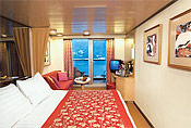 Sample blacony room on Holland America's beautiful MS Oosterdam